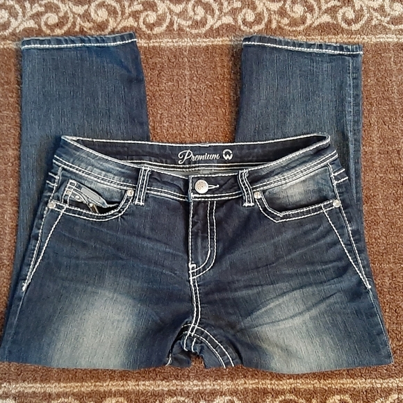 Warehouse One Premium Denim Capris - Picture 3 of 4